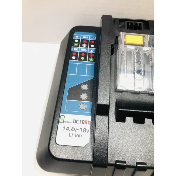 2X 14.4v-18v Li-ion Battery Replacement Dual Charger ( Fits Makita BL1830 BL1860 - Picture 3 of 4